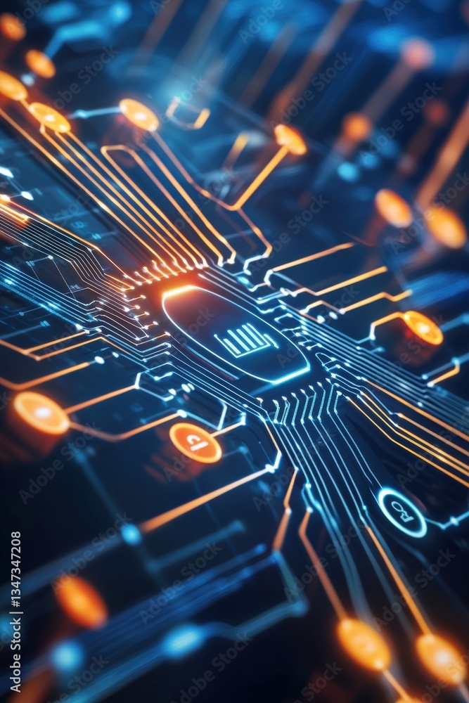 Poster interactive visualization of digital payment systems with innovative design