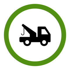 Tow Truck Vehicle Icon