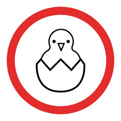 No Hatching Chick Allowed Icon
