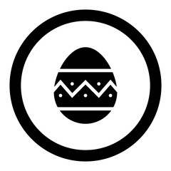 Easter Egg Holiday Decoration Icon