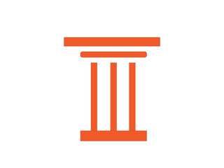 Piler icon and illustration design 