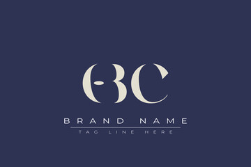 OBC abstract letter logo design. This logo is designed by three abstract letters.