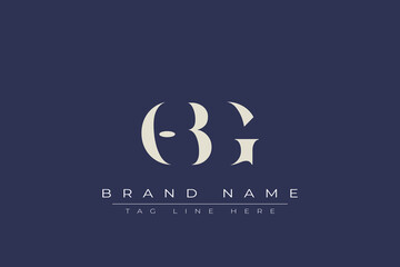 OBG abstract letter logo design. This logo is designed by three abstract letters.