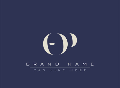 ODP abstract letter logo design. This logo is designed by three abstract letters.