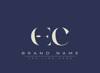 OEC abstract letter logo design. This logo is designed by three abstract letters.