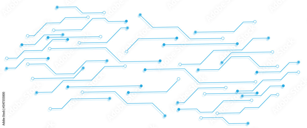 Poster Vector abstract structure circuit computer technology business background.