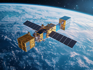 satellite in space
