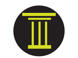 Piler icon and illustration design 