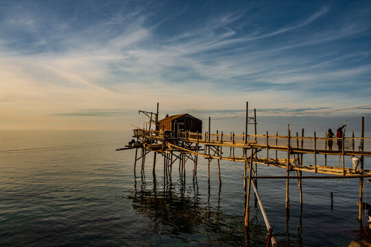 Termoli, Molise. The Walk of the Trabucchi. Ancient Trabucco 2025