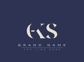 OKS abstract letter logo design. This logo is designed by three abstract letters.