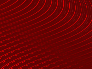 Abstract red geometric lines on red background. Modern shiny gradient red futuristic pattern. Futuristic technology concept, suitable for cover, poster, banner, flyer, website, etc.