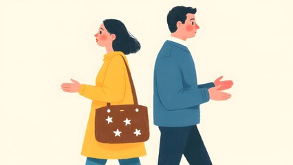 A sense of alienation in urban relations