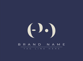 OPO abstract letter logo design. This logo is designed by three abstract letters.