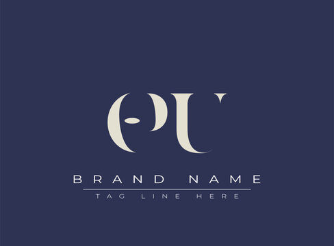 OPU abstract letter logo design. This logo is designed by three abstract letters.
