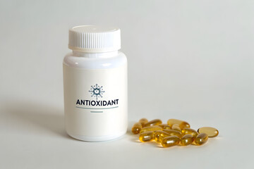 Professional Antioxidant Formula in White Packaging, Healthcare Essentials