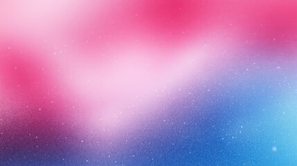 Retro grainy blue and pink colors gradient background. Abstract  noise texture effect for poster banner, header cover design