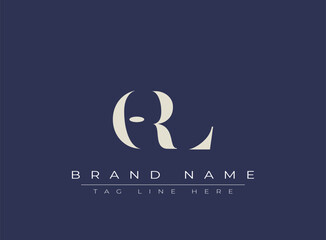 ORL abstract letter logo design. This logo is designed by three abstract letters.