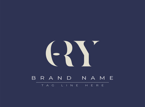 ORY abstract letter logo design. This logo is designed by three abstract letters.
