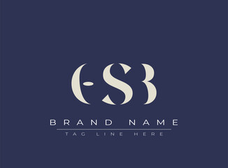 OSB abstract letter logo design. This logo is designed by three abstract letters.