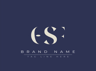 OSF abstract letter logo design. This logo is designed by three abstract letters.