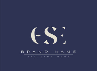 OSE abstract letter logo design. This logo is designed by three abstract letters.