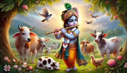 Fototapeta premium Krishna 