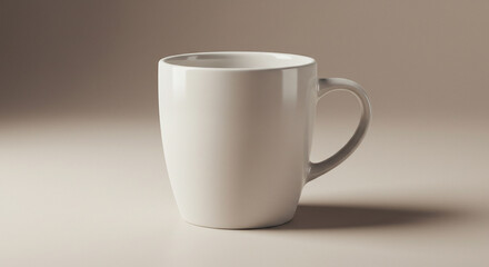 Obraz premium Empty White Mug