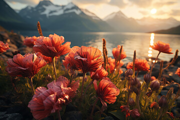 slumbering and awakened stages of a volcano, epitomizing rhythmic dance between serenity and possibility of cataclysmic eruption that defines these natural wonders