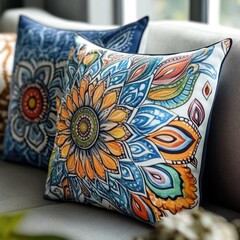 Colorful Pattern Pillow