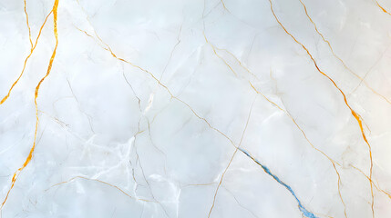 Fototapeta premium Abstract White Marble Texture With Gold Veins