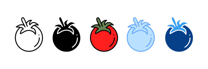 Tomato  Icon Set Multiple Style Collection