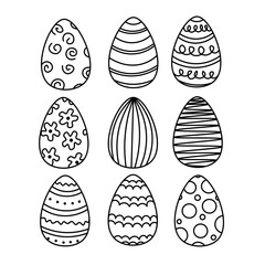 Easter eggs set