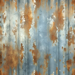 Obraz premium Rustic Corrugated Metal Texture. Grunge Background Image