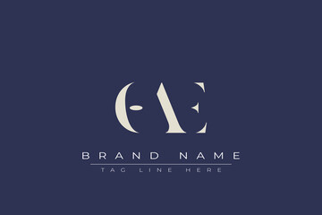 OAE abstract letter logo design. This logo is designed by three abstract letters.