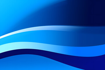 Obraz premium Abstract blue background ,Blue curve design smooth shape by blue color with blurred lines,dynamic, futuristic, modern, bright, soft, technology, water, flow, poster, digital, minimal, sky, ai 