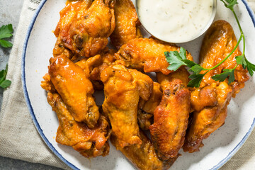 Homemade Spicy Buffalo Chicken Wings