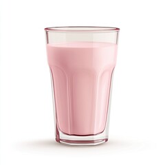 Pink smoothie in a glass (1)