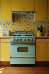 Vintage industrial hall interior featuring warm, inviting palette, retro accents, and cozy atmosphere. Concept showcases vintage industrial hall interior with unique design, decor elements.