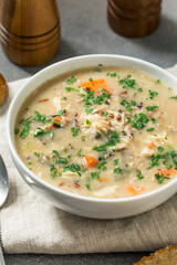 Homemade Chicken and Wild Rice Soup
