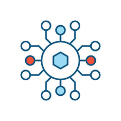 Crypto vector icon 