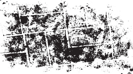 Fototapeta premium Rough black and white texture vector. Distressed overlay texture. Grunge background. Abstract textured effect. Vector Illustration. Black isolated on white background. EPS10