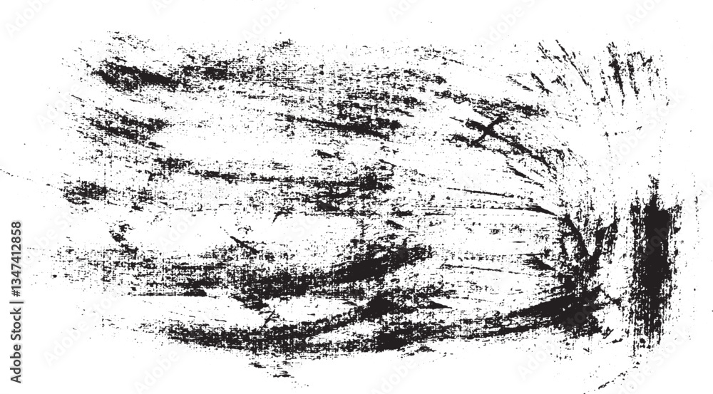 Aufkleber vector brush sroke texture. distressed uneven grunge background. abstract distressed vector illustra
