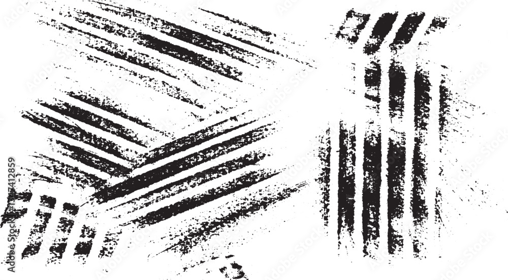 Poster vector brush sroke texture. distressed uneven grunge background. abstract distressed vector illustra