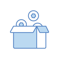 Box vector icon 