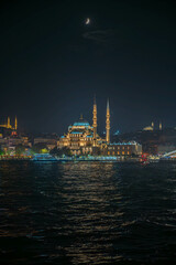 Obraz premium Istanbul City Night Photos Beautiful cityscapes photos