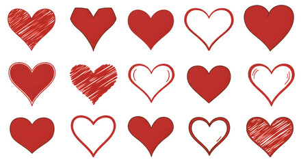 Red Heart Pattern Design