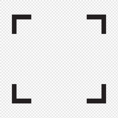 Full screen vector black icon. Set of full screen and exit full screen icon. Arrow mark icon. Scalability icon in flat style for web site, UI, mobile app. Vector illustration