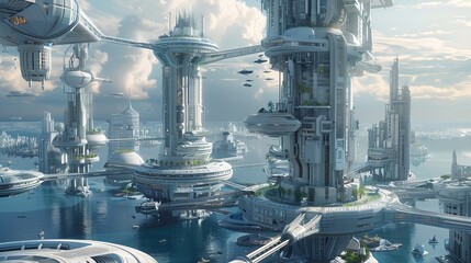 Gravity-Defying Futuristic Architecture