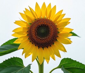 Fototapeta premium Bright Sunflower in Full Bloom