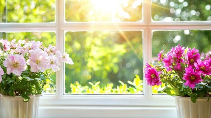 Sunny window flowers